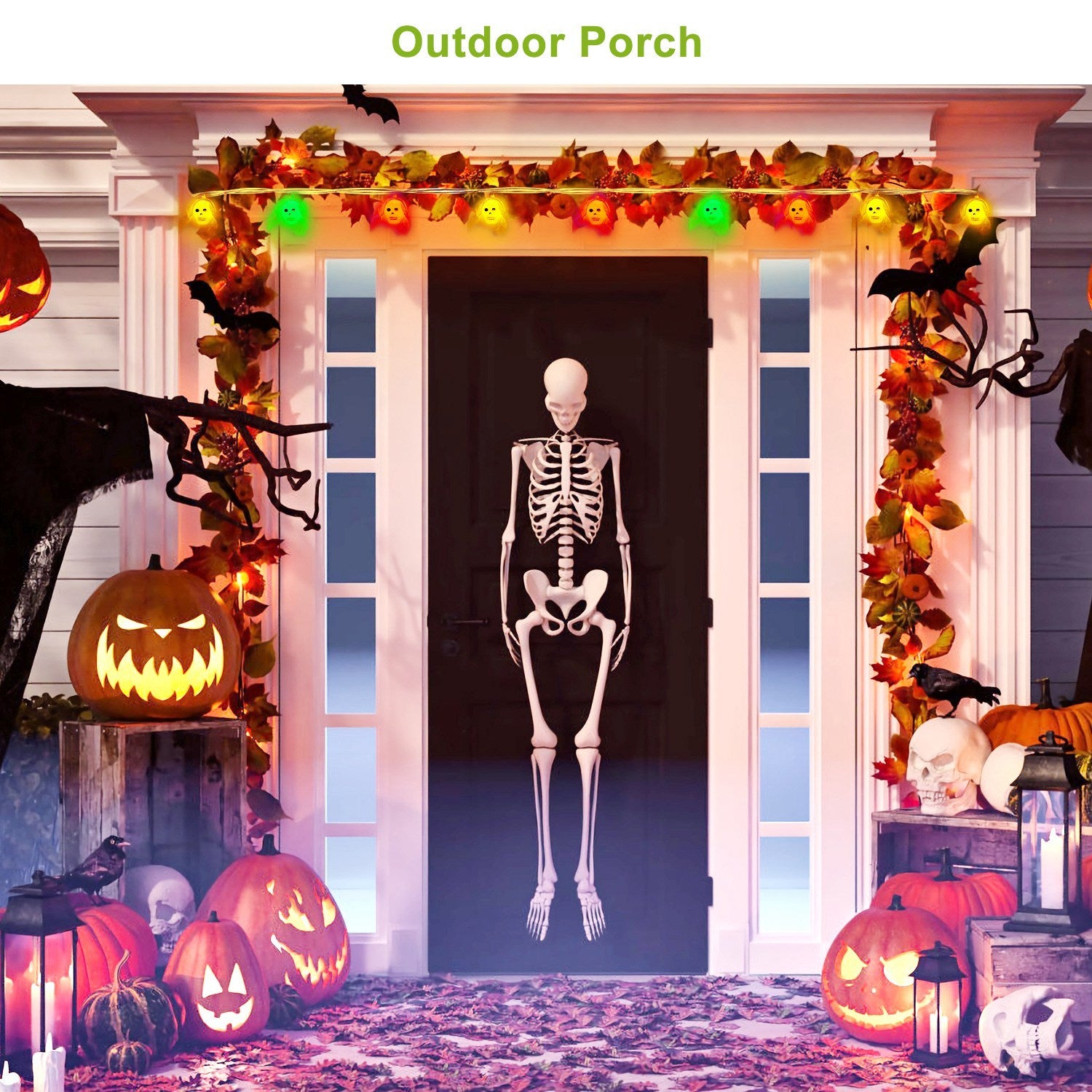 3Pcs Halloween Light Decorations Set