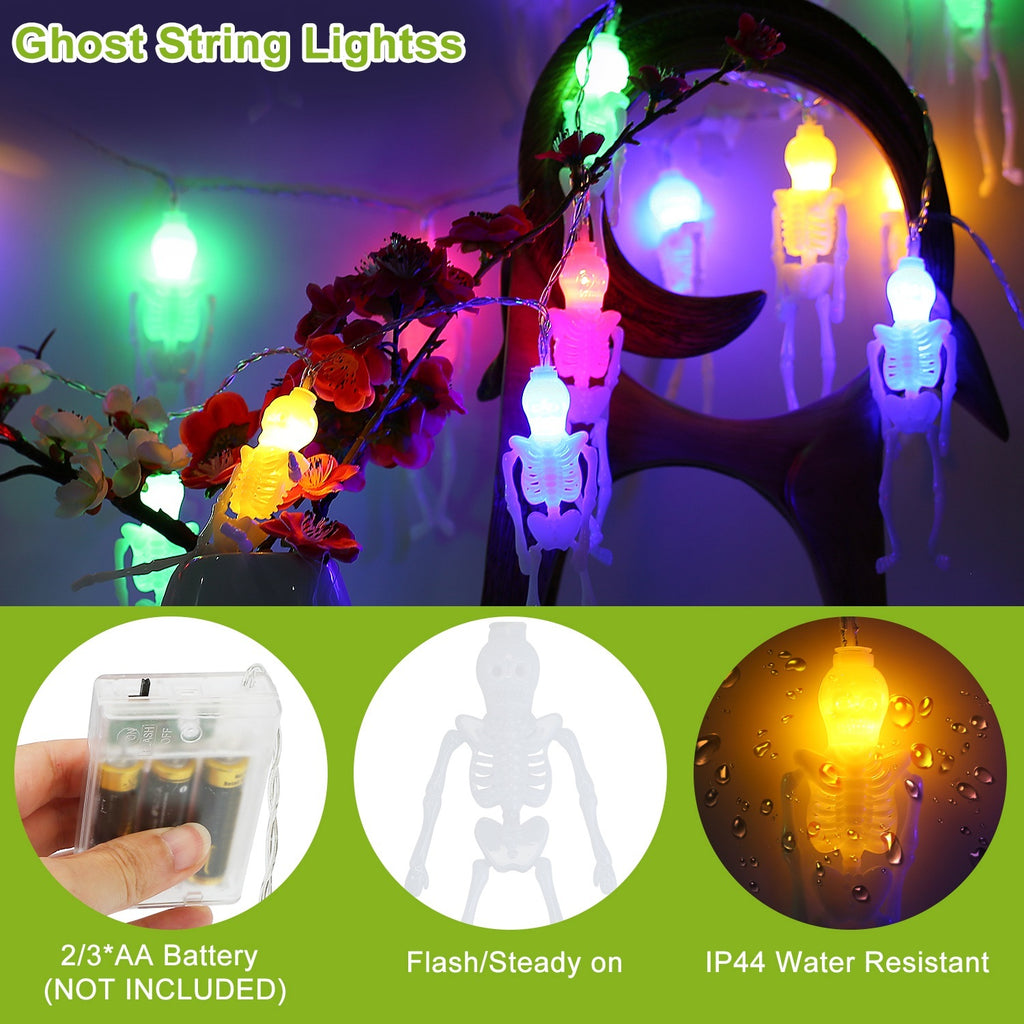 3Pcs Halloween Light Decorations Set
