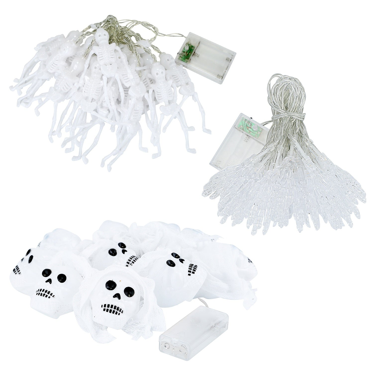 3Pcs Halloween Light Decorations Set