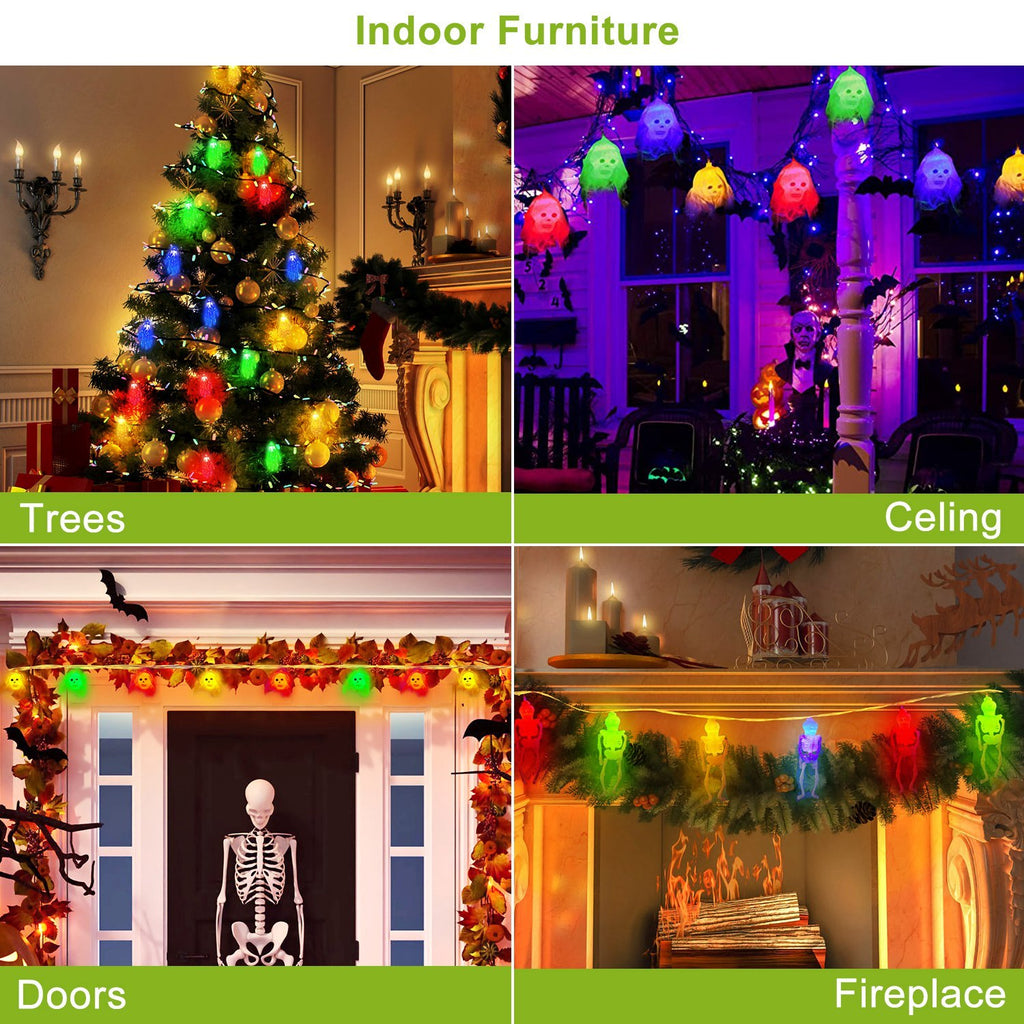 3Pcs Halloween Light Decorations Set