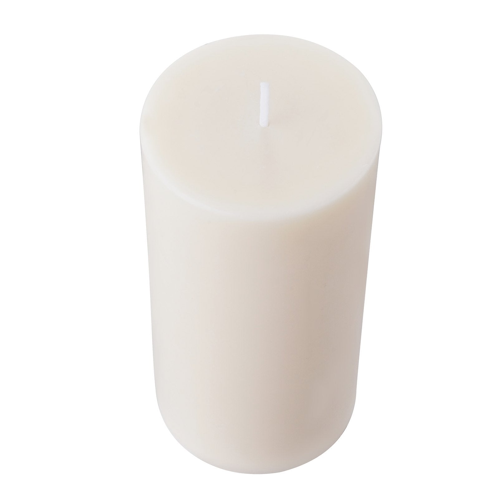 3 Pack Unscented Pillar Candles 65 Hours Long Burning Christmas White